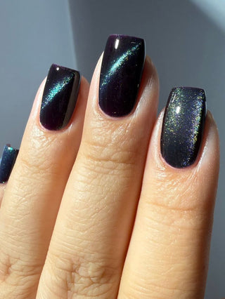 Image provided for Bee's Knees by a paid swatcher featuring the nail polish " An Insane F🦑cking Tentacle Sanctuary "