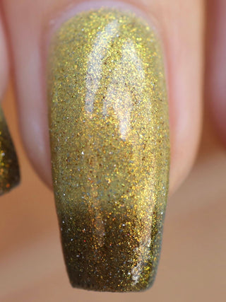 Image provided for Bee's Knees by a paid swatcher featuring the nail polish " Lord Percival the Second "