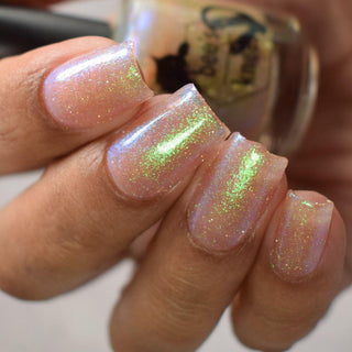 Image provided for Bee's Knees by a paid swatcher featuring the nail polish " Judgy Carlisle "