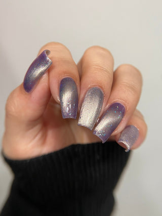 Image provided for Bee's Knees by a paid swatcher featuring the nail polish " A True Illusionist "