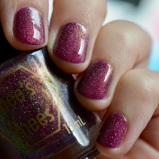 Image provided for Bee's Knees by a paid swatcher featuring the nail polish " Intention "