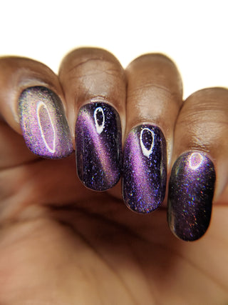 Image provided for Bee's Knees by a paid swatcher featuring the nail polish " Death is its Own Kind of Rebirth "
