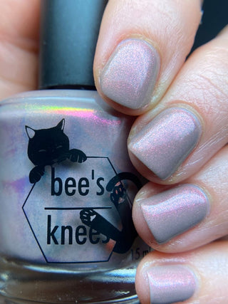 Image provided for Bee's Knees by a paid swatcher featuring the nail polish " Loving Someone is Not a Trap "