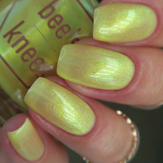 Image provided for Bee's Knees by a paid swatcher featuring the nail polish " Lightweaver "