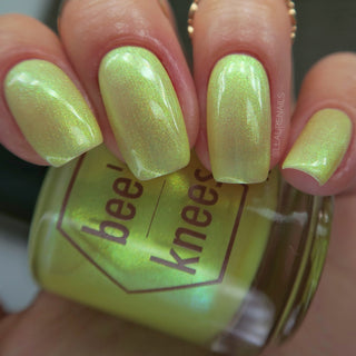 Image provided for Bee's Knees by a paid swatcher featuring the nail polish " Lightweaver "
