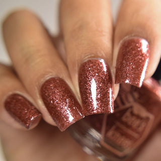 Image provided for Bee's Knees by a paid swatcher featuring the nail polish " The Narrow Limits of Academia "