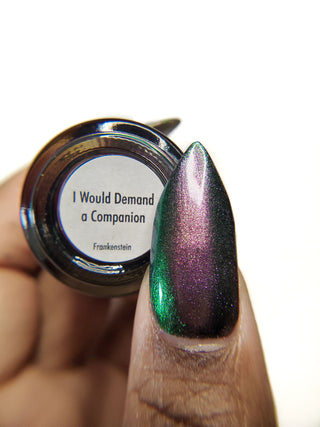 Image provided for Bee's Knees by a paid swatcher featuring the nail polish " I Would Demand a Companion "