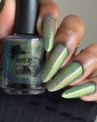 Image provided for Bee's Knees by a paid swatcher featuring the nail polish " Magiphilia "