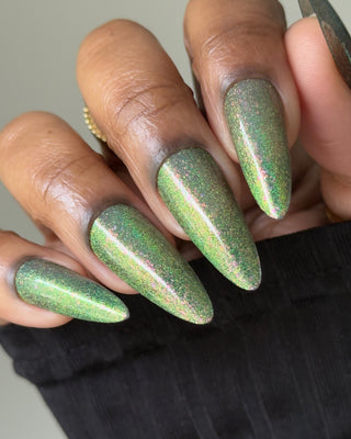 Image provided for Bee's Knees by a paid swatcher featuring the nail polish " Magiphilia "
