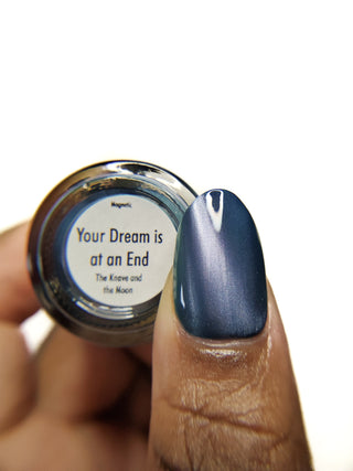 Image provided for Bee's Knees by a paid swatcher featuring the nail polish " Your Dream is at an End "