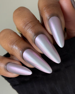 Image provided for Bee's Knees by a paid swatcher featuring the nail polish " My Little Miscreant "