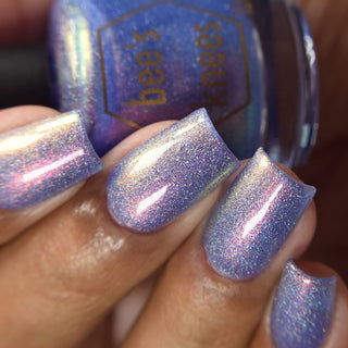 Image provided for Bee's Knees by a paid swatcher featuring the nail polish " Degeneration "