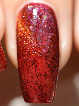 Image provided for Bee's Knees by a paid swatcher featuring the nail polish " Chained to the Desk "