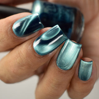 Image provided for Bee's Knees by a paid swatcher featuring the nail polish " I'm Tired of Starving "