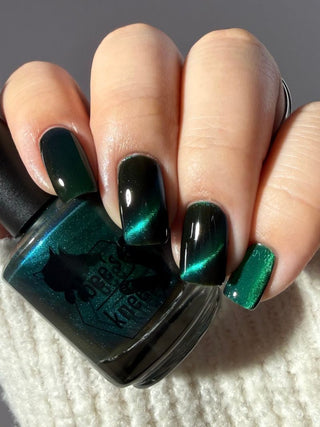 Image provided for Bee's Knees by a paid swatcher featuring the nail polish " This is Arkany "