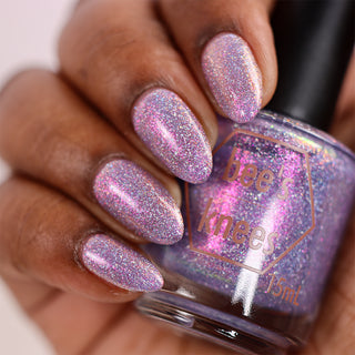 Image provided for Bee's Knees by a paid swatcher featuring the nail polish " Nokstella "