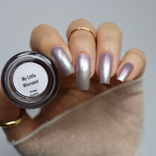 Image provided for Bee's Knees by a paid swatcher featuring the nail polish " My Little Miscreant "