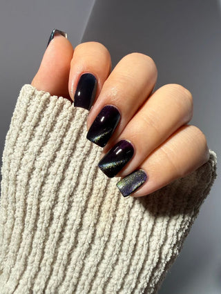 Image provided for Bee's Knees by a paid swatcher featuring the nail polish " An Insane F🦑cking Tentacle Sanctuary "
