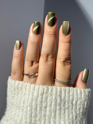 Image provided for Bee's Knees by a paid swatcher featuring the nail polish " Happy Tuesday "