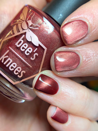 Image provided for Bee's Knees by a paid swatcher featuring the nail polish " Mother was Mine "
