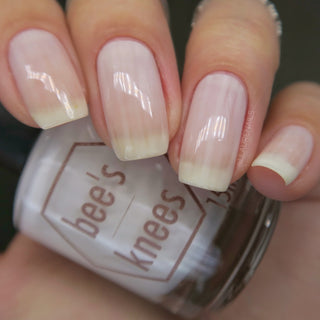 Image provided for Bee's Knees by a paid swatcher featuring the nail polish " Phantom "
