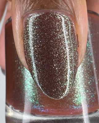 Image provided for Bee's Knees by a paid swatcher featuring the nail polish " Tend the Flames "