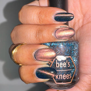 Image provided for Bee's Knees by a paid swatcher featuring the nail polish " Circle with Me "