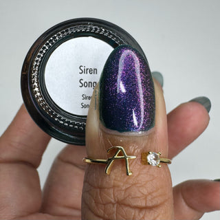 Image provided for Bee's Knees by a paid swatcher featuring the nail polish " Siren Song "