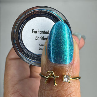 Image provided for Bee's Knees by a paid swatcher featuring the nail polish " Enchanted or Entitled? "