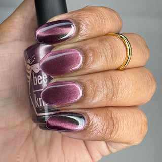 Image provided for Bee's Knees by a paid swatcher featuring the nail polish " Don't Clip my Wings "
