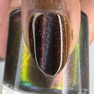 Image provided for Bee's Knees by a paid swatcher featuring the nail polish " That Goes Without Saying "