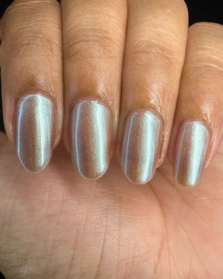 Image provided for Bee's Knees by a paid swatcher featuring the nail polish " Torrent "
