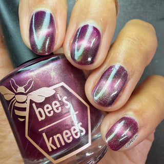 Image provided for Bee's Knees by a paid swatcher featuring the nail polish " Don't Clip my Wings "