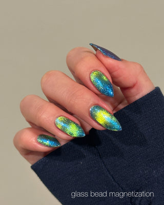 Image provided for Bee's Knees by a paid swatcher featuring the nail polish " In Seeking Life, I Created Death "
