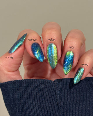 Image provided for Bee's Knees by a paid swatcher featuring the nail polish " In Seeking Life, I Created Death "