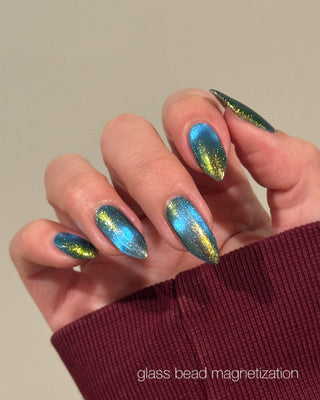 Image provided for Bee's Knees by a paid swatcher featuring the nail polish " I Will Change Your Destiny "