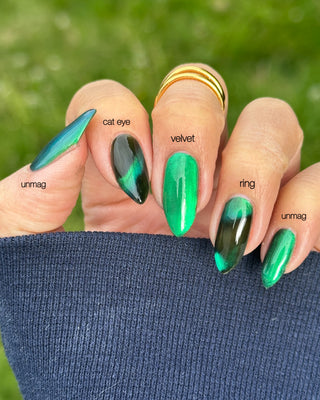 Image provided for Bee's Knees by a paid swatcher featuring the nail polish " This is Arkany "