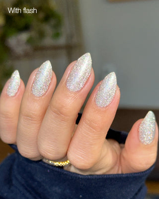 Image provided for Bee's Knees by a paid swatcher featuring the nail polish " The Source "