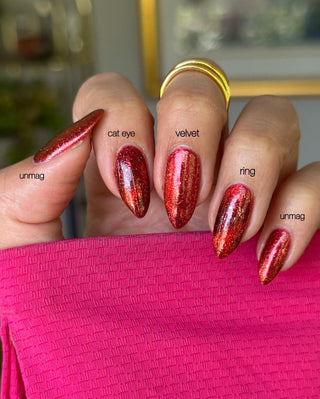 Image provided for Bee's Knees by a paid swatcher featuring the nail polish " Chained to the Desk "
