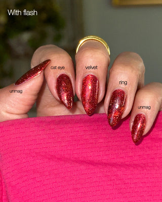 Image provided for Bee's Knees by a paid swatcher featuring the nail polish " Chained to the Desk "