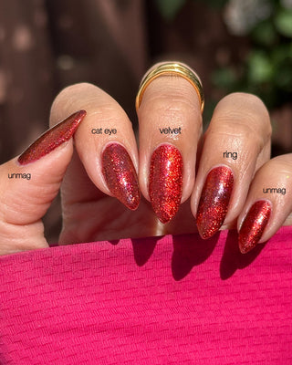 Image provided for Bee's Knees by a paid swatcher featuring the nail polish " Chained to the Desk "
