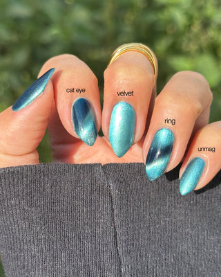 Image provided for Bee's Knees by a paid swatcher featuring the nail polish " I'm Tired of Starving "