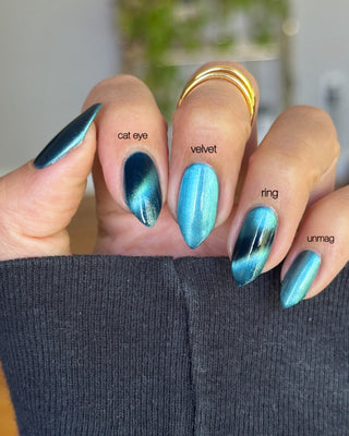 Image provided for Bee's Knees by a paid swatcher featuring the nail polish " I'm Tired of Starving "