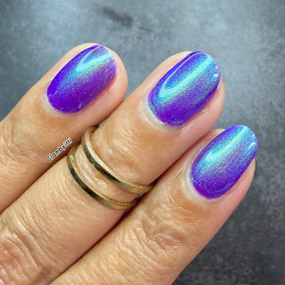Image provided for Bee's Knees by a paid swatcher featuring the nail polish " Sea Hag Summer "