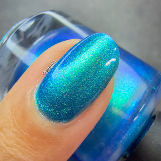 Image provided for Bee's Knees by a paid swatcher featuring the nail polish " Enchanted or Entitled? "