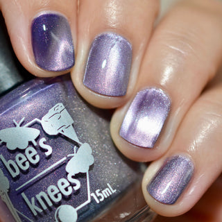 Image provided for Bee's Knees by a paid swatcher featuring the nail polish " Bartholomew "