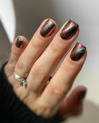 Image provided for Bee's Knees by a paid swatcher featuring the nail polish " That Goes Without Saying "