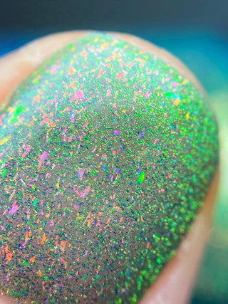 Image provided for Bee's Knees by a paid swatcher featuring the nail polish " Magiphilia "