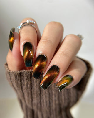 Image provided for Bee's Knees by a paid swatcher featuring the nail polish " Lease is Up "