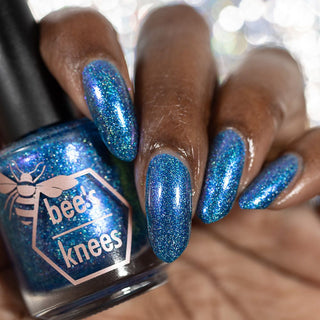 Image provided for Bee's Knees by a paid swatcher featuring the nail polish " Thalassophilia "